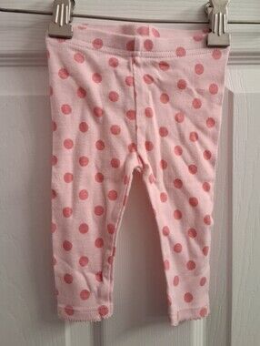 Gerber 0-3 Months Pink Dot Pants